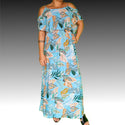 ROBE LONGUE TROPICALE FEMME