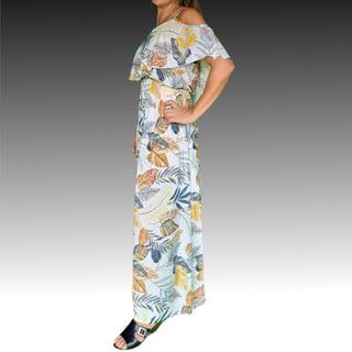 ROBE LONGUE TROPICALE FEMME