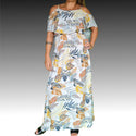 ROBE LONGUE TROPICALE FEMME
