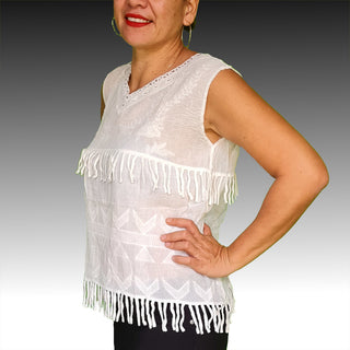TOP BRODERIE FEMME