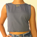 CROP DEBARDEUR FEMME