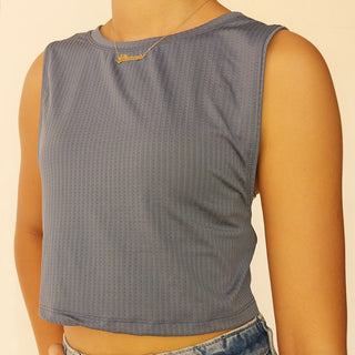 CROP DEBARDEUR FEMME