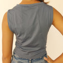 CROP DEBARDEUR FEMME