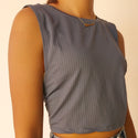 CROP DEBARDEUR FEMME