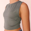 CROP DEBARDEUR FEMME