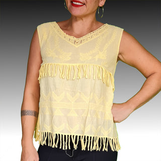 TOP BRODERIE FEMME