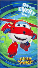 SERVIETTE CARTOON SUPER WINGS - 70X140 cm
