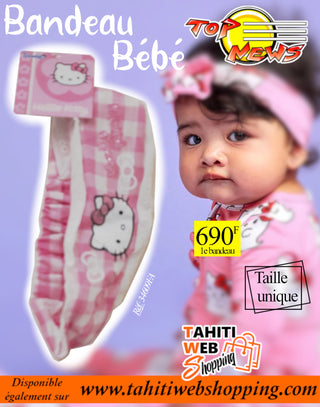 Bandeau bébé HELLO KITTY