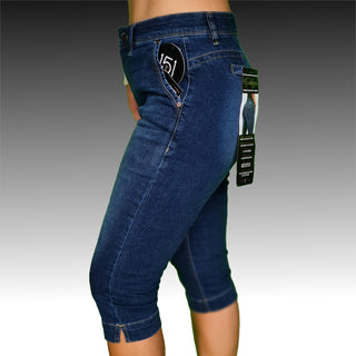 PANTACOURT JEANS FEMME