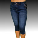 PANTACOURT JEANS FEMME