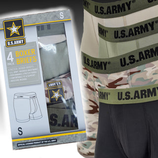 BOITE 4 BOXERS HOMME - US ARMY