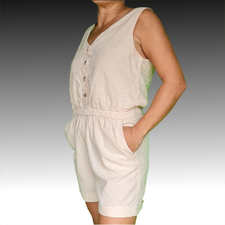 COMBISHORT UNI LIN FEMME