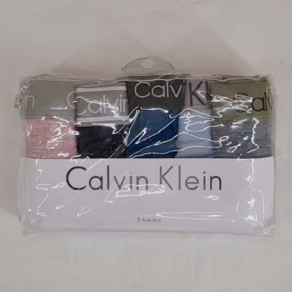 TROUSSE 5 CULOTTES ASSORTIES CALVIN KLEIN