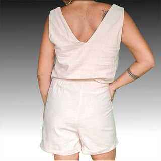 COMBISHORT UNI LIN FEMME