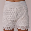 SHORT BRODERIE FEMME
