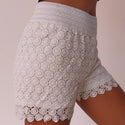 SHORT BRODERIE FEMME