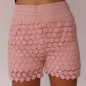 SHORT BRODERIE FEMME