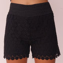 SHORT BRODERIE FEMME