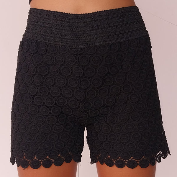 SHORT BRODERIE FEMME